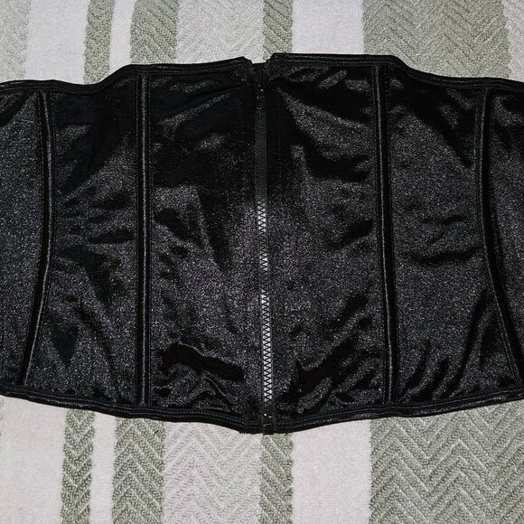 3X/4X NWT Waist Girdle Cincher Corset BLACK - Picture 1 of 15